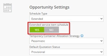 Extended Scheduler For Services